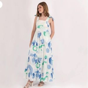 ❤️Blogger’s Favorite Seaglass Spot Cheetah Bow Maxi Dress